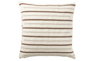 Cushion Lines Cotton White/Brown - Majorr