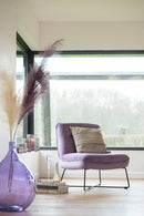 Cushion Border Square Leather Light Grey - Majorr