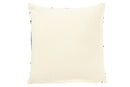 Cushion Square Lines/Curves Cotton White/Black - Majorr