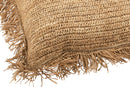Cushion Square Raffia Natural Large - Majorr