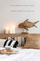 Cushion Square Raffia Natural Small - Majorr