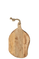 Cutting Board Oval Organic Wood Small - Majorr