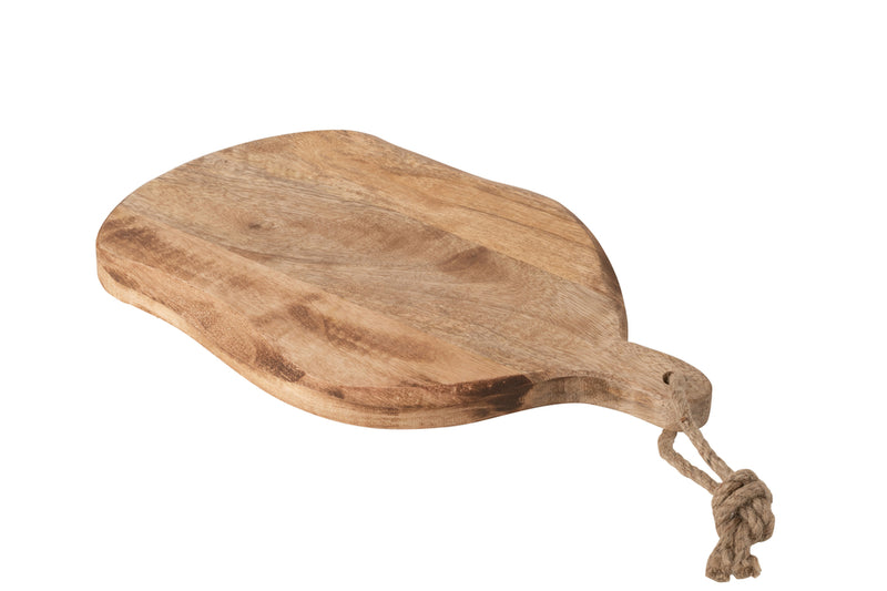 Cutting Board Oval Organic Wood Small