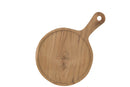 Cutting Board Round Wood Natural Medium - Majorr