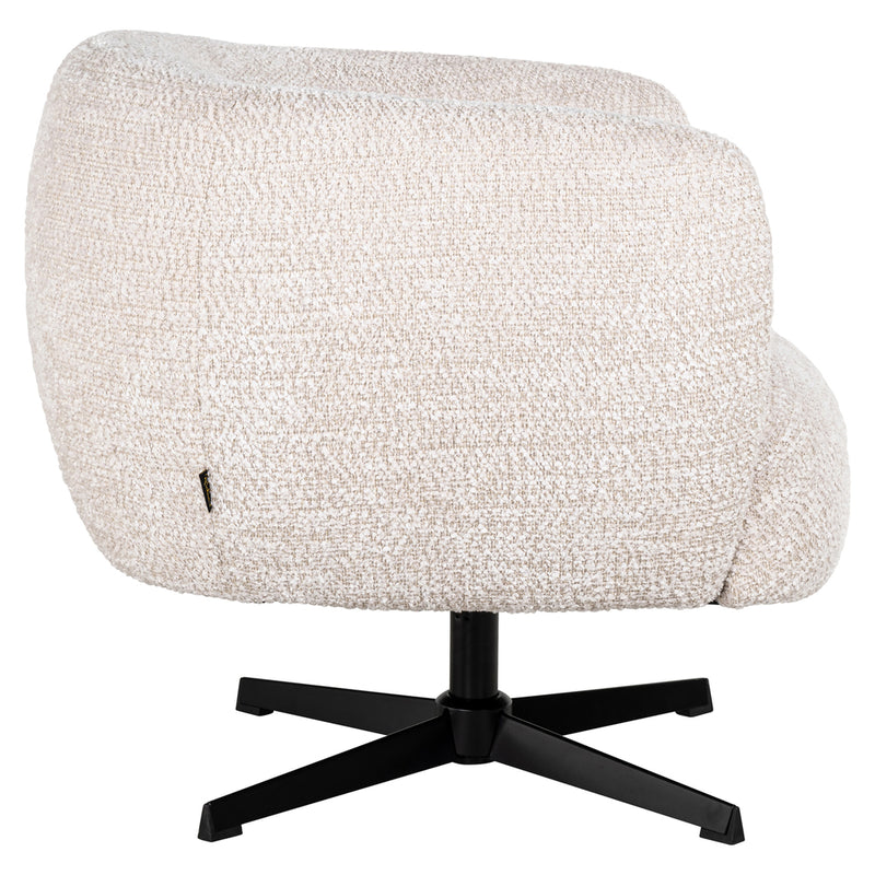 Draaifauteuil Estelle Lovely Cream - Majorr