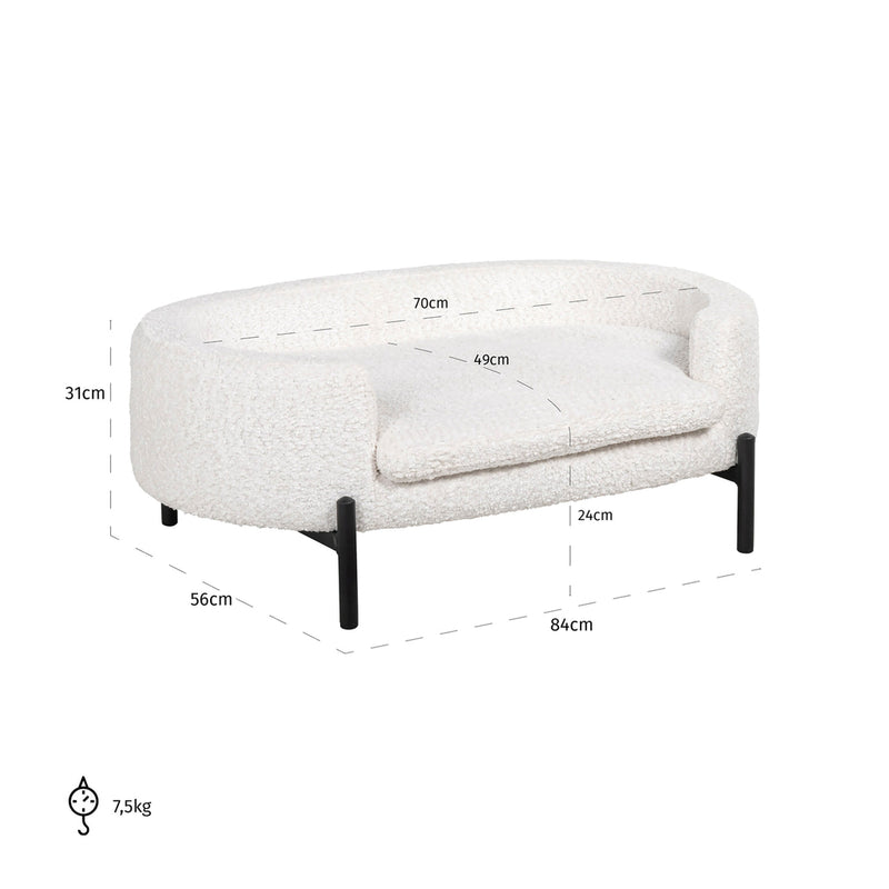 Huisdierenbed Dolly white sheep - Majorr