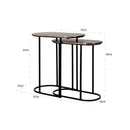 Bijzettafel Chandon set van 2 - Majorr