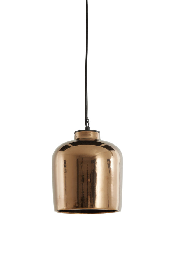 Hanging lamp 22,5x25 cm DENA shiny bronze - Majorr