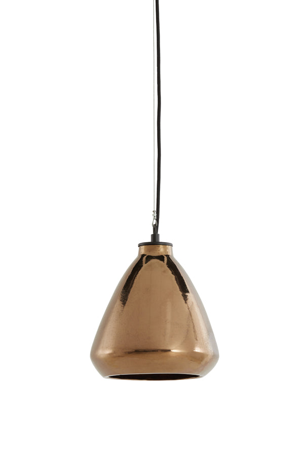 Hanging lamp 22,5x25 cm DESI shiny bronze - Majorr
