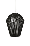 Hanging lamp 30x37 cm DEYA matt black - Majorr