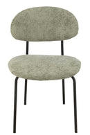 Dining Chair Textile/Metal Mint Green - Majorr