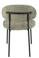 Dining Chair Textile/Metal Mint Green - Majorr