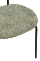 Dining Chair Textile/Metal Mint Green - Majorr