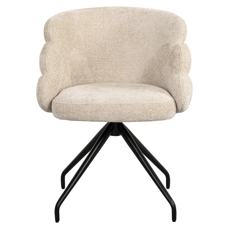 Draaifauteuil Kayla cream unicorn (Unicorn 11 cream) - Majorr