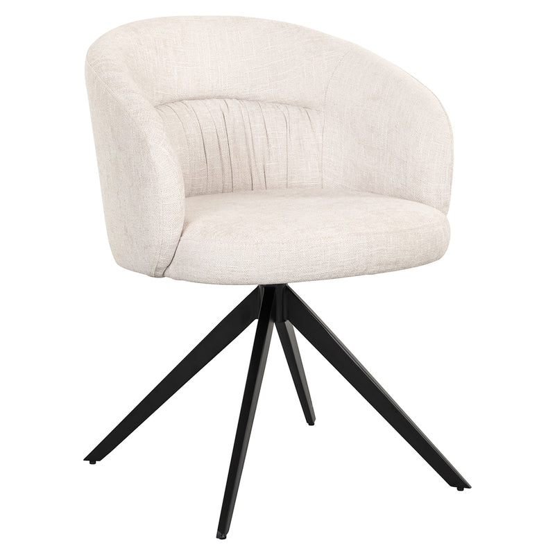 Draaifauteuil Olivia ecru miami (Miami 102 Ecru) - Majorr