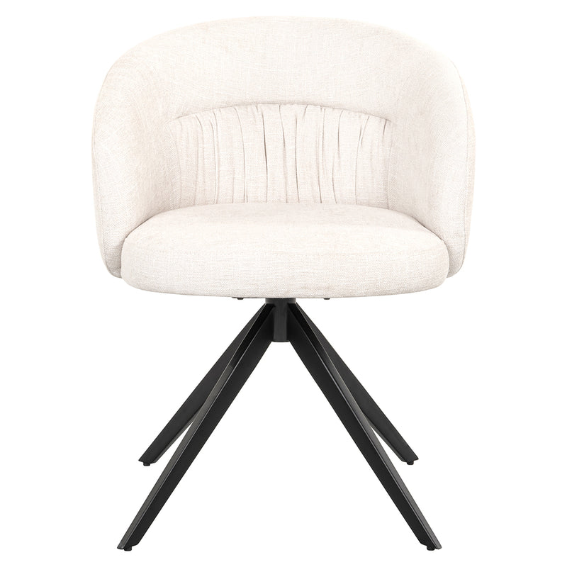 Draaifauteuil Olivia ecru miami (Miami 102 Ecru) - Majorr