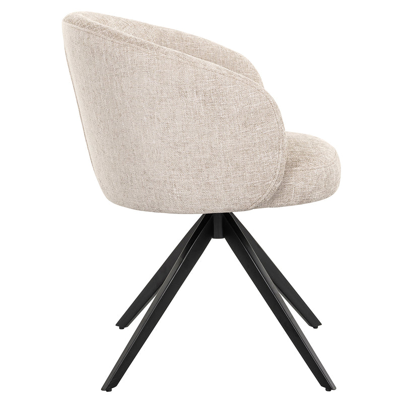 Draaifauteuil Olivia natural miami (Miami 01 Natural) - Majorr