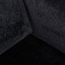 Draaifauteuil Turner black chenille - Majorr