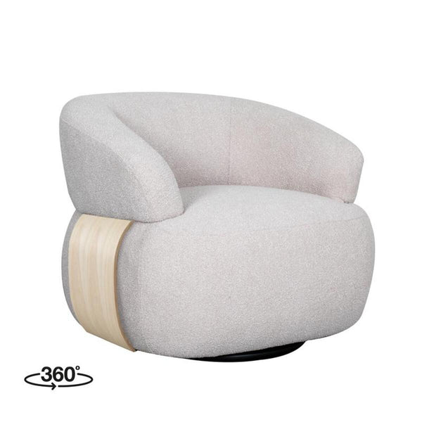 Fauteuil pivotant Valenza 83x79x73 cm