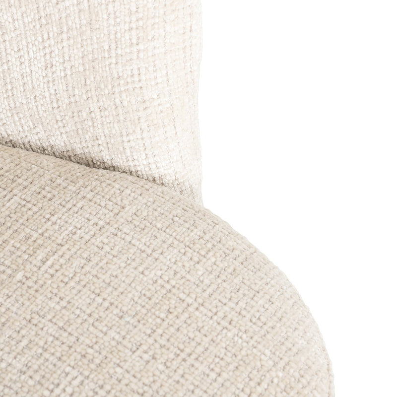 Draaifauteuil Zendaya beige chenille (Niagara 902 beige) - Majorr