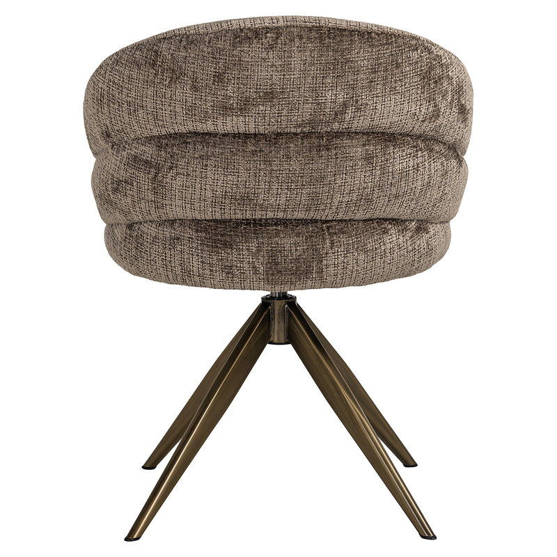 Draaifauteuil Zendaya stone chenille (Niagara 104 Stone Chenille) - Majorr