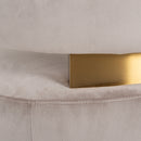 Draaistoel Maxime khaki velvet - Majorr