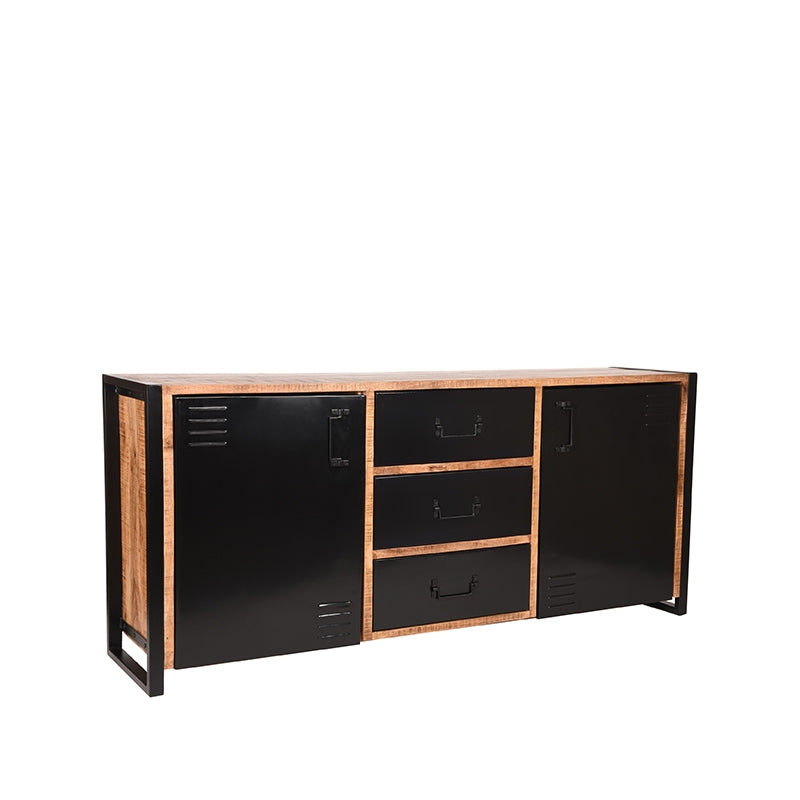 LABEL51 Dressoir Brussels - Rough - Mangohout - 190 cm - Majorr