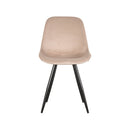 LABEL51 Eetkamerstoel Capri - Zand - Fluweel - Majorr