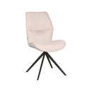 LABEL51 Eetkamerstoel Comfy - Naturel - Boucle - Majorr