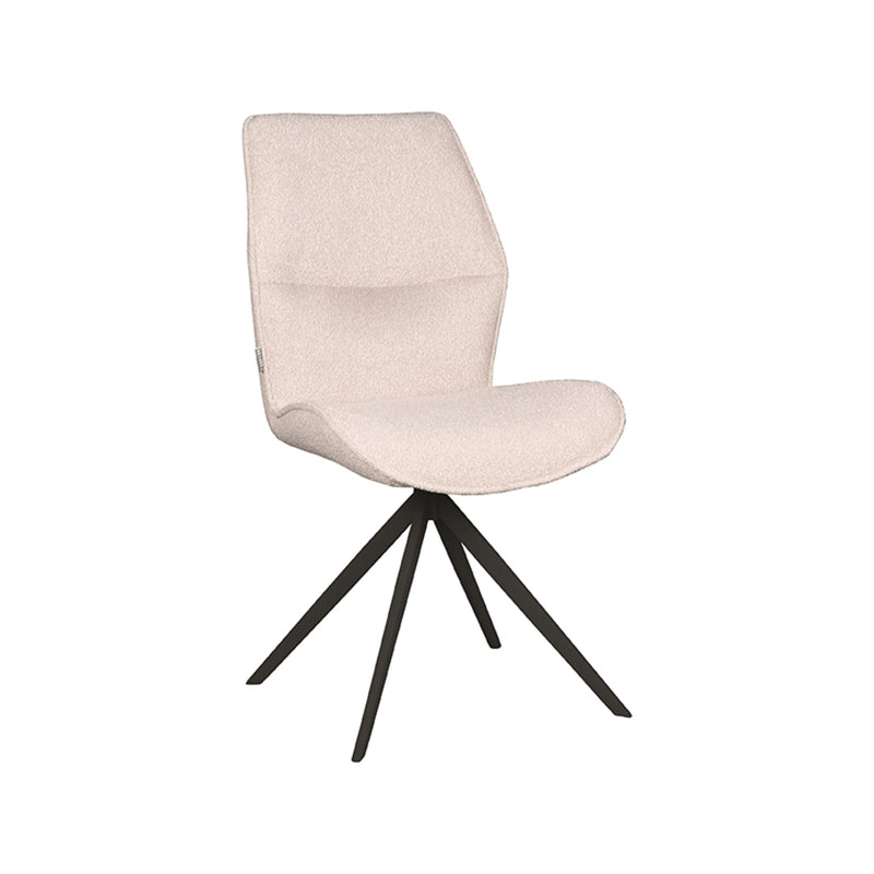 LABEL51 Eetkamerstoel Comfy - Naturel - Boucle - Majorr