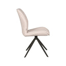 LABEL51 Eetkamerstoel Comfy - Naturel - Boucle - Majorr