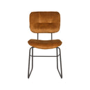 LABEL51 Eetkamerstoel Dez - Oker - Velours - Majorr