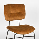 LABEL51 Eetkamerstoel Dez - Oker - Velours - Majorr