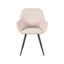 LABEL51 Eetkamerstoel Fender - Naturel - Boucle - Majorr