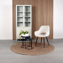 LABEL51 Eetkamerstoel Fer - Crème - Boucle - Majorr