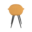 LABEL51 Eetkamerstoel Forli - Oker - Fluweel - Majorr