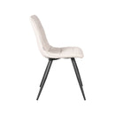 LABEL51 Eetkamerstoel Jelt - Naturel - Boucle - Majorr