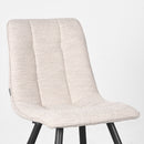 LABEL51 Eetkamerstoel Jelt - Naturel - Boucle - Majorr