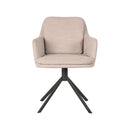 LABEL51 Eetkamerstoel Joy - Naturel - Boucle - Majorr