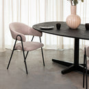 LABEL51 Eetkamerstoel Lowen - Naturel - Boucle - Majorr