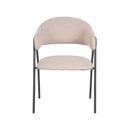 LABEL51 Eetkamerstoel Lowen - Naturel - Boucle - Majorr