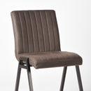 LABEL51 Eetkamerstoel Matz - Antraciet - Microfiber - Majorr