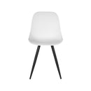 LABEL51 Eetkamerstoel Monza - Wit - Kunststof - Majorr