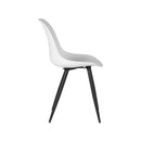LABEL51 Eetkamerstoel Monza - Wit - Kunststof - Majorr