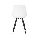 LABEL51 Eetkamerstoel Monza - Wit - Kunststof - Majorr