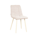 LABEL51 Eetkamerstoel Nino - Naturel - Boucle - Majorr