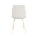 LABEL51 Eetkamerstoel Nino - Wit - Boucle - Majorr