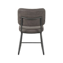 LABEL51 Eetkamerstoel Noah - Antraciet - Microfiber - Majorr