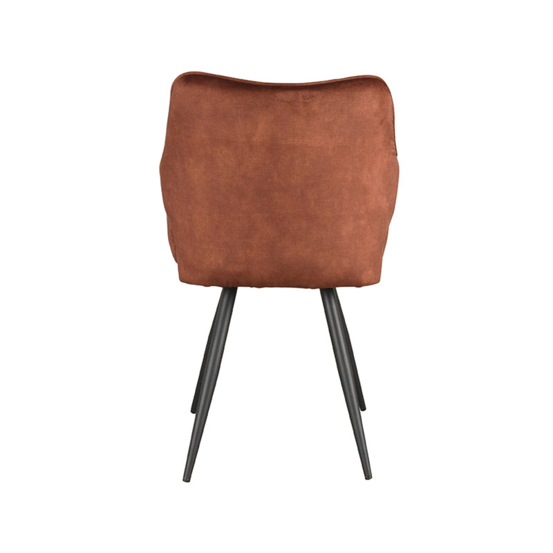 LABEL51 Eetkamerstoel Noud - Rust - Velours - Majorr