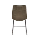 LABEL51 Eetkamerstoel Slim - Army green - Microfiber - Majorr